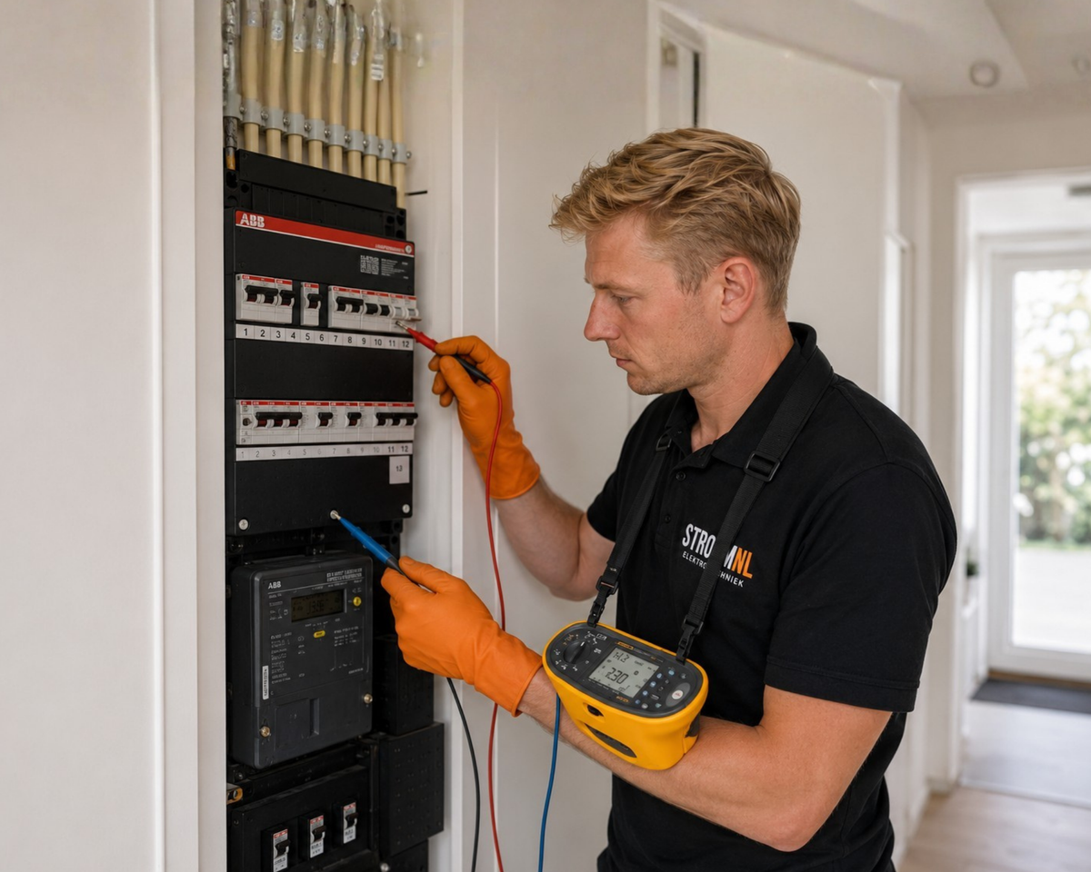 StroomNL elektricien aan het werk
