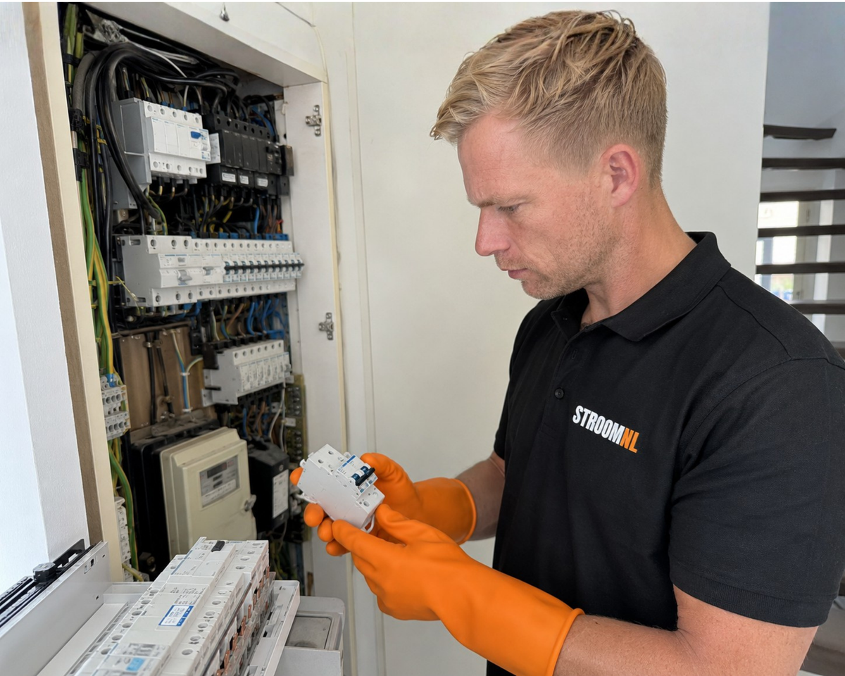 StroomNL elektricien aan het werk