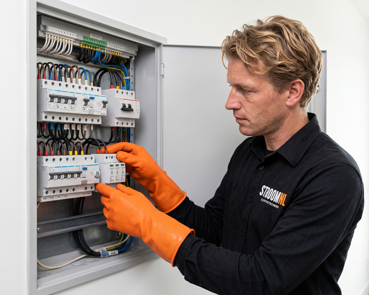 StroomNL elektricien aan het werk