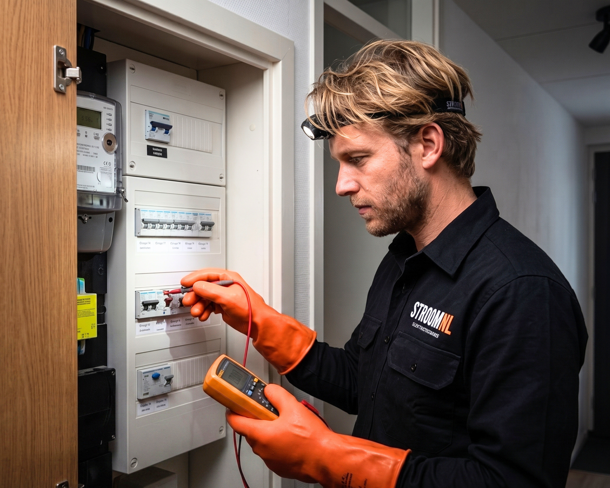 StroomNL elektricien aan het werk
