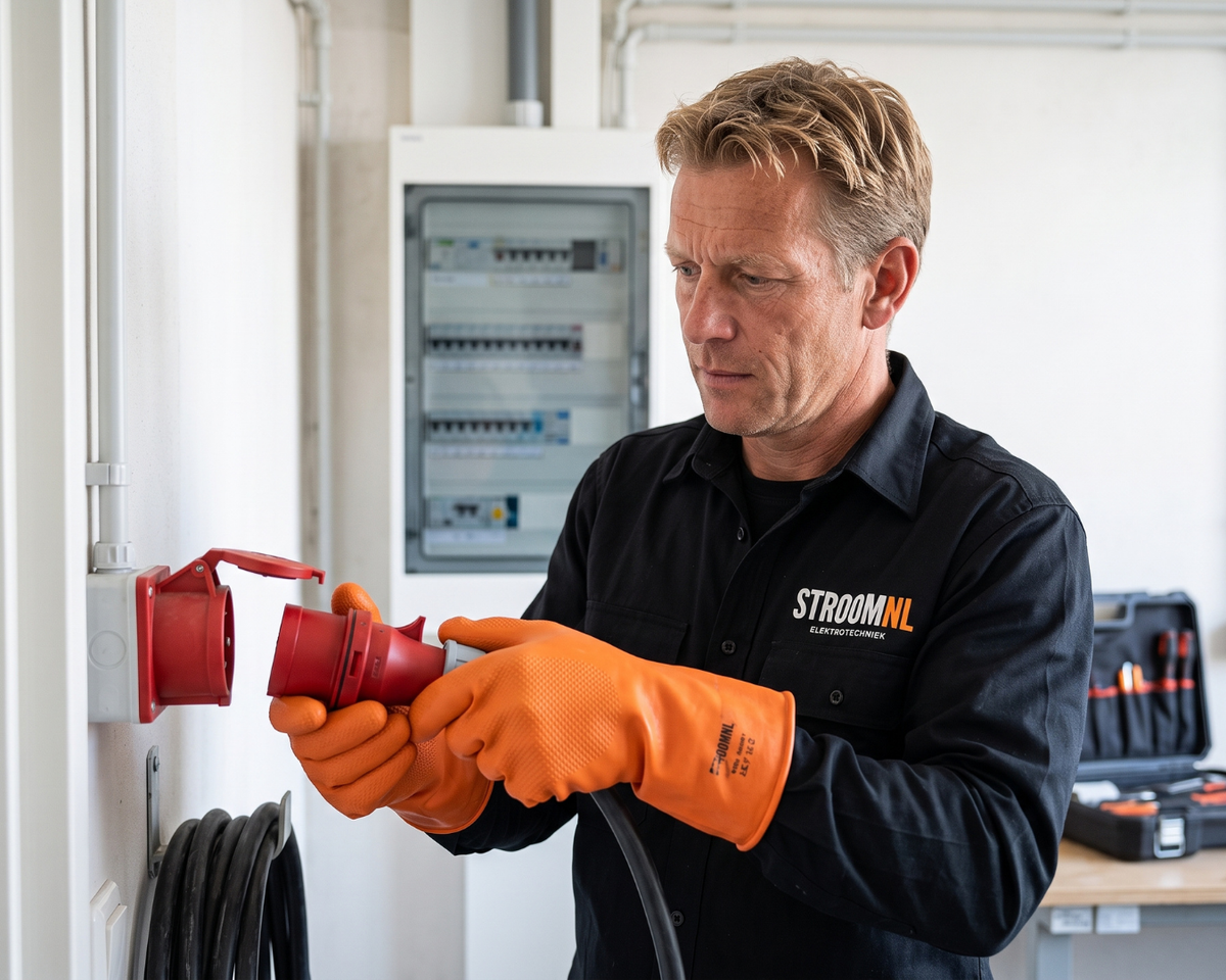 StroomNL elektricien aan het werk