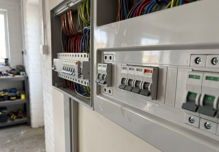 Elektrische verdeelkast met meerdere groepen voor een betere belastingverdeling